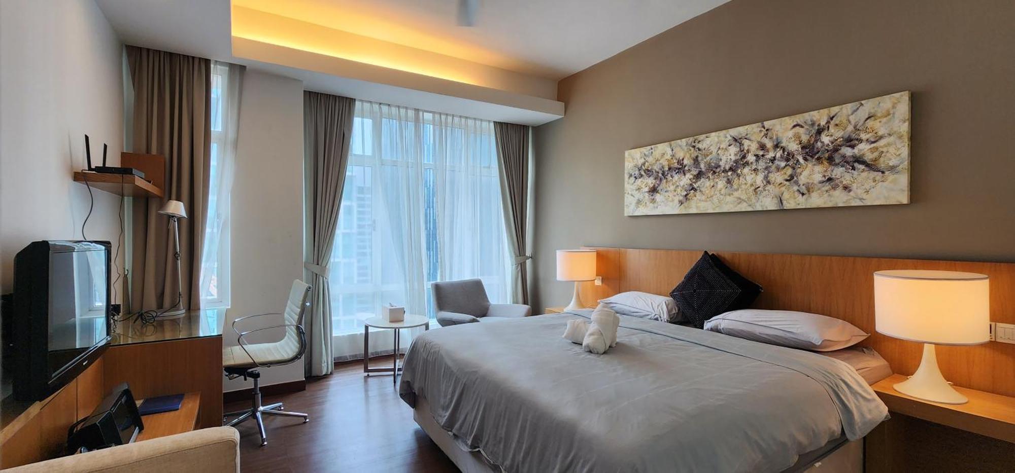 Cozy Super King Bed Walking To Petronas Klcc Rumah tetamu