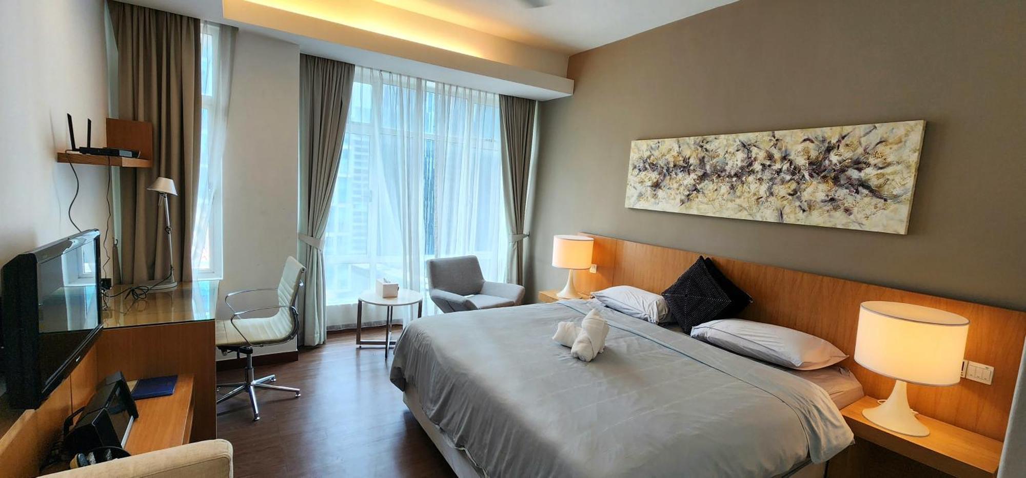 Rumah tetamu Cozy Super King Bed Walking To Petronas Klcc